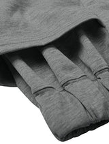 Allegra K Men Casual Side Pockets Stretchy Waist Harem Pants Dark Grey W28/30